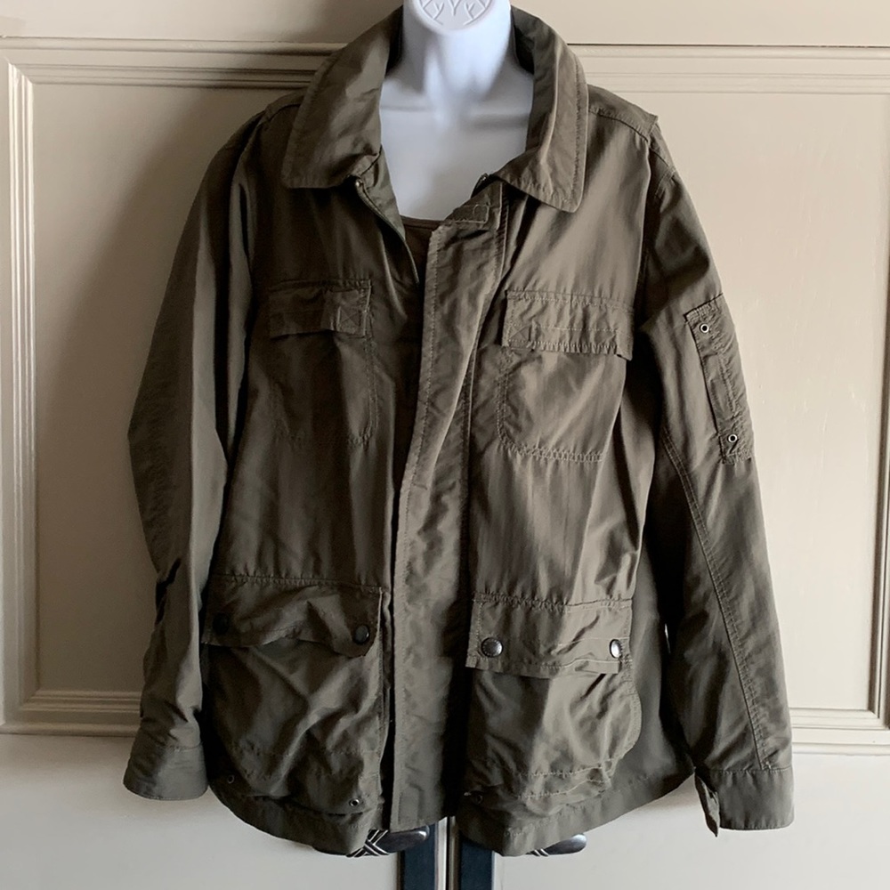 Lands End Rain Coat Jacket Sz ~> Large